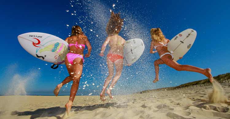 Camping accès plage Gironde