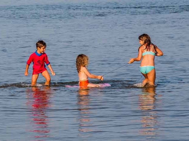 Camping familial lac Gironde
