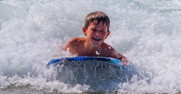 Camping familial plage Gironde