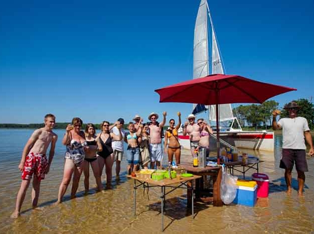 Camping lac familial Gironde