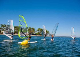 Camping planche à voile Médoc