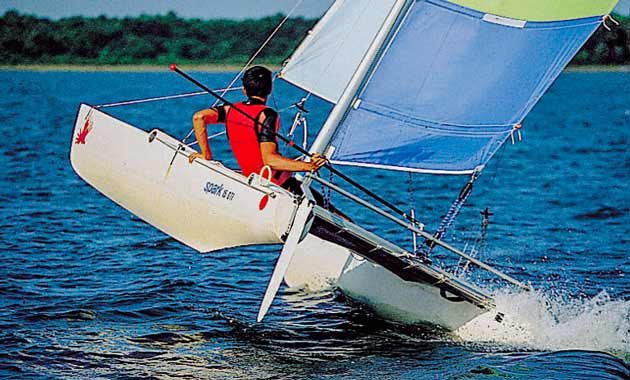 Planche à voile camping Hourtin