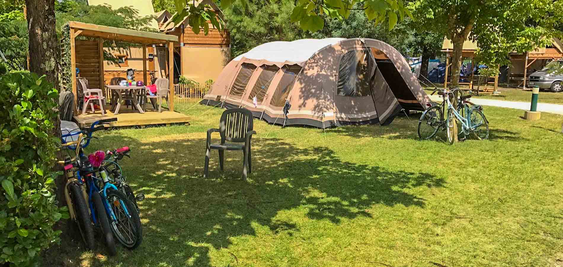 Emplacement camping Médoc